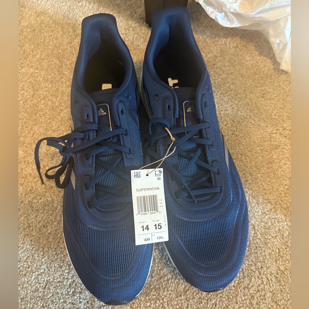 Adidas Men's Supernova Navy Athletic Shoes